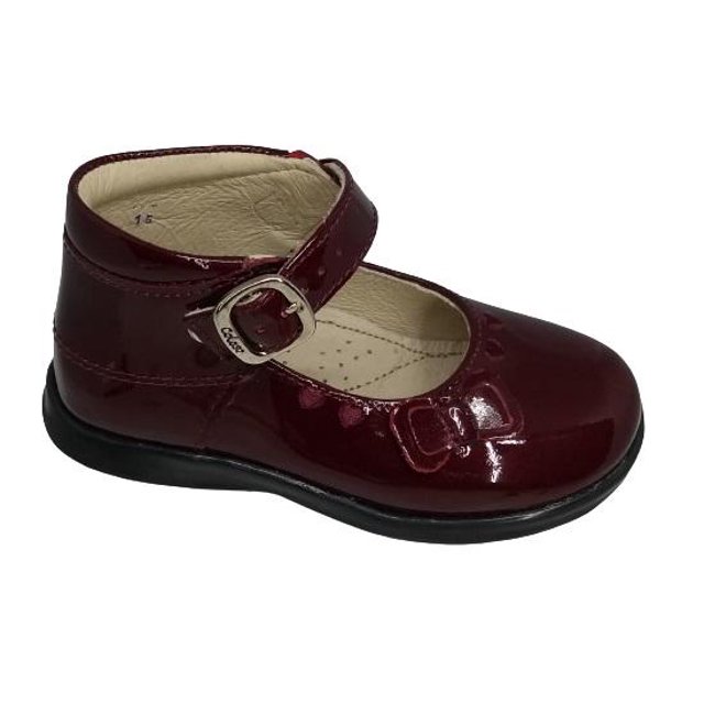 Calzado de INFANTIL tipo BOTIN color VINO CHAROL Coloso 968-10
