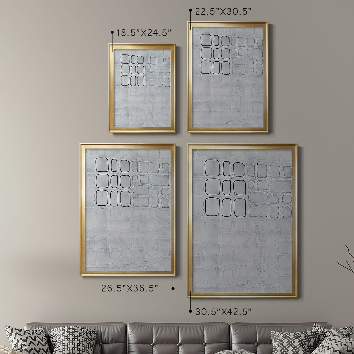 Lumen Colour I Premium Framed Print, in Gold, Black, or Silver - Ready to Hang