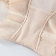 thumbnail image 6 of ZQUUVOU Women's High Waisted Shapewear Tummy Control Underwear Panties Lace Slimming Seamless Super Stretchy Briefs Beige B, 6 of 6