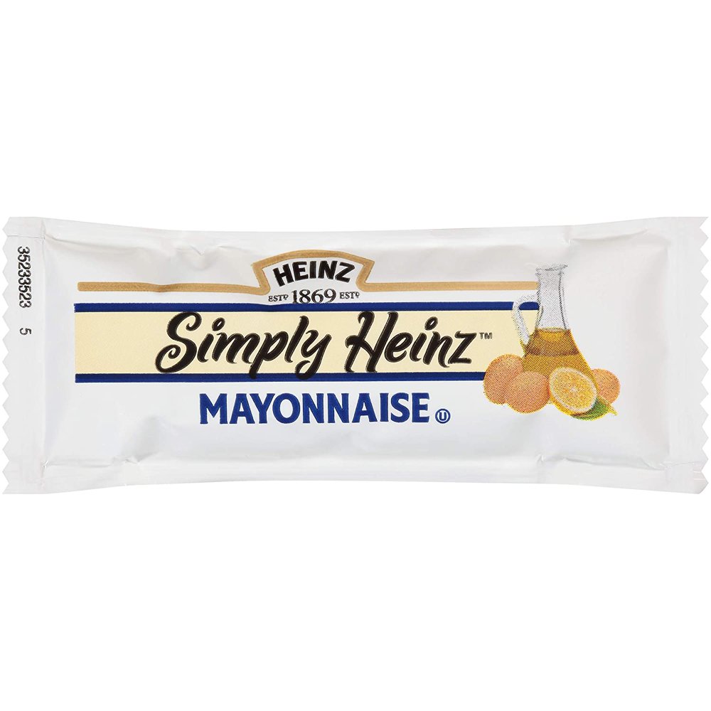 Heinz Simply Mayonnaise Single Serve (12g Packets, Pack of 200