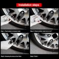 thumbnail image 5 of SZTXJ Car Tire Wheel Lights, 4pcs Car Wheel Tire Air Valve, Hub Lamp Cap Light with Motion Sensors Colorful LED Tire Light Gas Nozzle for Car Bike Mot, 5 of 5