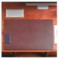 thumbnail image 2 of Drevy Pad Without Side Rails Luxury Leather Blotter for Writing-Executive Desk Surface Protector, 30” x 19”, Chocolate Brown, 2 of 6