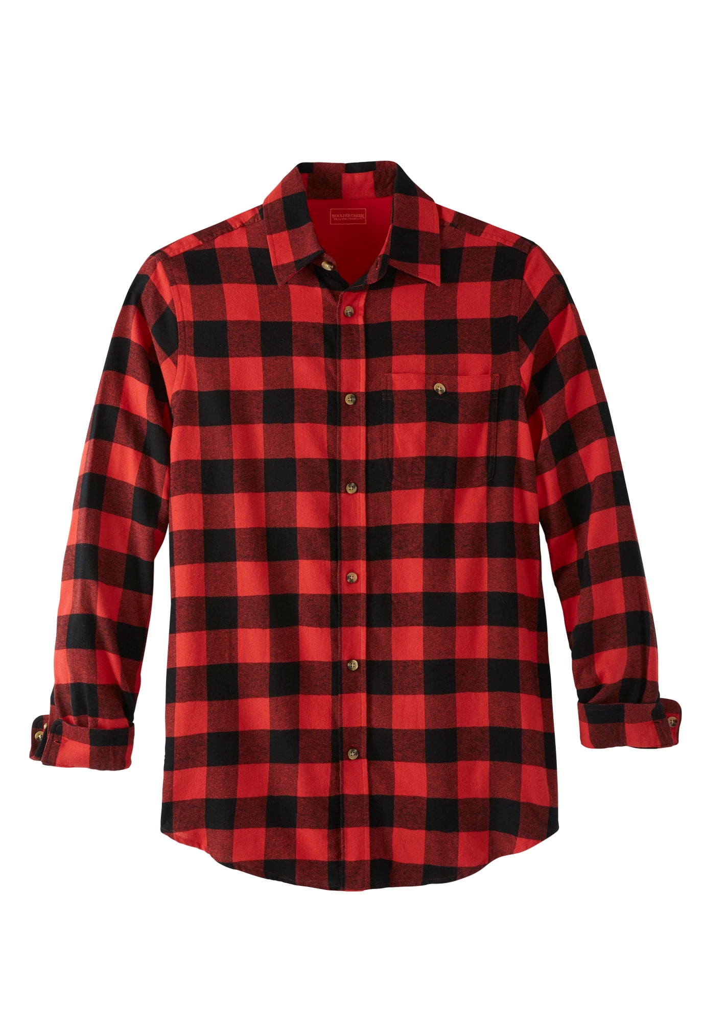 big & tall flannel shirt