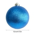 thumbnail image 3 of PALIFEUR 4.7" Shatterproof Christmas Ball Ornaments - Glittering Christmas Ornaments, Hanging Christmas Ornaments Set for Christmas Decorations Party Holiday Gifts Balls, 3 of 6