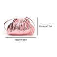 thumbnail image 2 of Bolso Hobo Elegante Mano Plisado Tipo Cartera Gran Capacidad para Mujer PU Color Sólido, 2 of 7