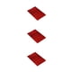 thumbnail image 5 of Injueey Alfombrilla de baño absorbente de poliéster, textura , lavable a máquina, sin hilo suelto, de secado rápido, rojo oscuro, 40 cm x Type1 NO1, 5 of 6