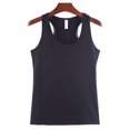 thumbnail image 1 of Minnieouse Chaleco de algodón para mujer, ropa recortada de moda de punto, camiseta transpirable fresca, camisas de fondo exterior de primavera, Prendas para la parte del cuerpo Negro SG Minnieouse AP010463-04B, 1 of 6