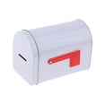 thumbnail image 4 of Buzón resistente a la intemperie, buzón de correos, buzón decorativo de hierro, buzón para puerta, exterior, hogar, decoración para exteriores Blanco, 4 of 8