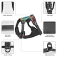 thumbnail image 6 of Lsque Hawaii Palms Dog Harness, No-Pull Pet Harness with 2 Leash Clips, Adjustable Soft Padded Dog Vest with Easy Control Handle for Large Dogs-X-Large, 6 of 9