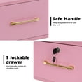 thumbnail image 2 of BarberPub Beauty Locking Wall Mount Styling Station with Mirror - Salon Furniture 5012-Mirror, 2 of 7