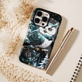 thumbnail image 6 of Winter Owl Christmas Phone Case Stylish Durable Shockproof for Women Men Holiday Decor Compatible with iPhone 11/12/13/14/15/16 (Pro Max/Plus), 6 of 9