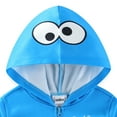 thumbnail image 2 of Sesame Street Cookie Monster Full Zip Up Hoodie (Boys), Sizes 2T-4T, 2 of 5