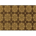 thumbnail image 1 of Ahgly Company Indoor Rectangle Abstract Brown Modern Area Rugs, 7' x 9', 1 of 4