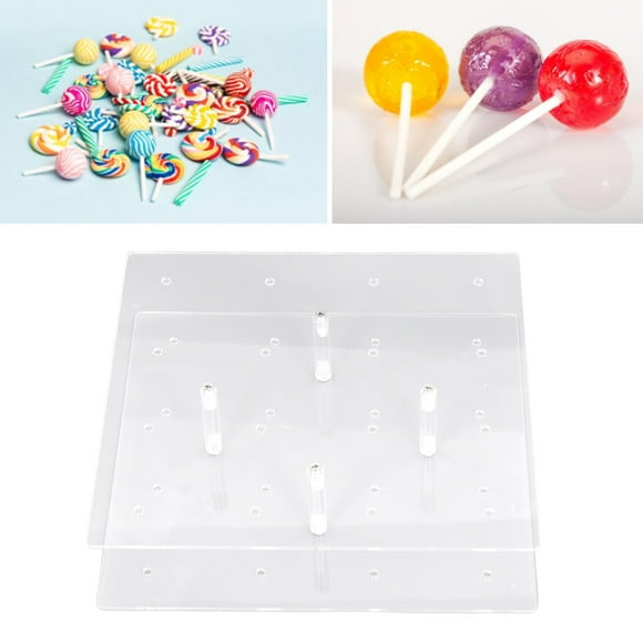 Cake Pop Stand, Cake Pop Display Rack Double Layers Widely Transparent For Anniversary