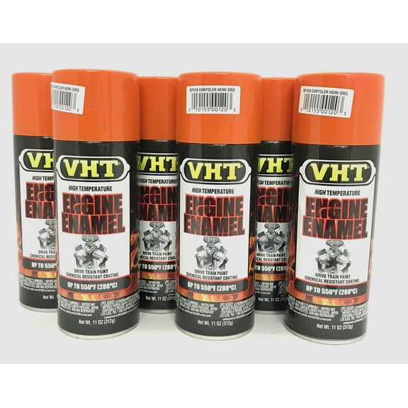VHT SP120 - 6 Pack Engine Enamel Chrysler Hemi-Orange - 11 oz Aerosol Can