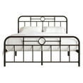thumbnail image 2 of CraftPorch  Simple Clean-lined Metal Bed Brown - Queen, 2 of 5