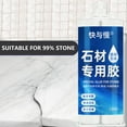 thumbnail image 6 of Stone Waterproof Adhesive Under $5! Kadlawus High Viscosity Waterproof Adhesive for Stone, Clear Transparent Tile and Sink Sealant, Leak Repair Glue for Kitchen, Bathroom, Laundry Sink, 6 of 9