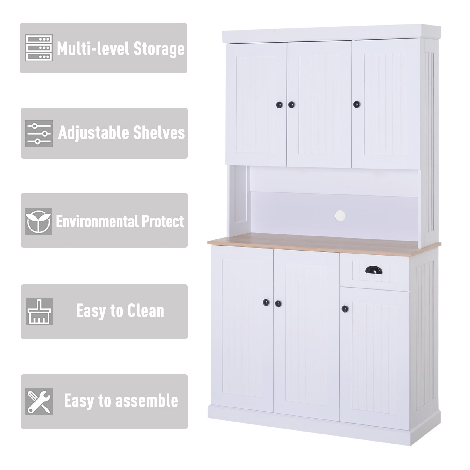 homcom 71 wood kitchen pantry storage cabinet homcom 71 wood kitchen pantry microwave oven stand storage cabinet with storage white oak grain homcom 71 wood kitchen pantry storage cabinet homcom 71 wood kitchen pantry microwave oven stand storage cabinet with storage white oak grain