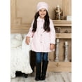 thumbnail image 2 of Widgeon Little Girls' Rhinestone Button Coat with Hat, 2 of 7