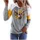 thumbnail image 1 of ICHUANYI Liquidación Moda Mujer Manga Larga Camiseta Impresión Con Capucha Bolsillos Blusa Tops ICHUANYI WER202308255140, 1 of 7