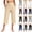 05# Beige, variant on Capri Pants for Women Summer Casual Elastic Waist Wide Leg Cropped Trousers with Pockets Plus Size Tummy Control Yoga Capris Beige M