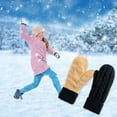 thumbnail image 3 of ERK 1Pcs Winter Mittens For Warm Fleece Knit Thick For Cold Weather, 3 of 4