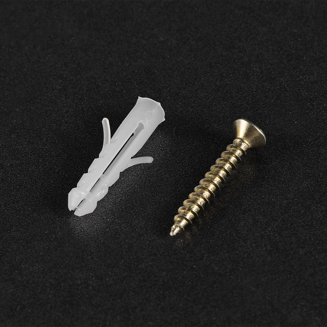 Buy Uxcell 5x25mm Expansion Bolt Plastic with Screw White 20 Pack