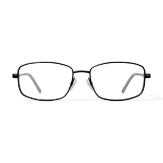 TiFlex Men's T1552 Rectangular Prescription Eyeglasses with Case