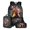 Splatter Painting Rooster, variant on ZUXONGSY Turtle Coral Print Kids Backpack Set of 3, 17 in School Bookbag with Insulated Lunch Box Pencil Case Lightweight Student Bookbag for Girls and Boys
