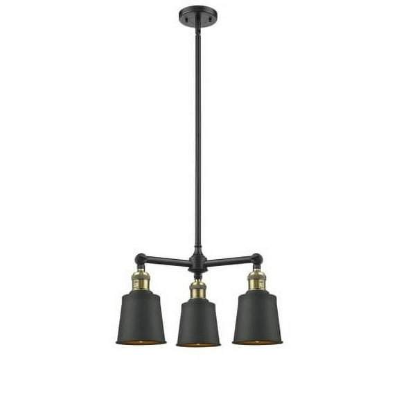 Innovations Lighting 207 Addison Addison 3 Light 19" Wide Chandelier - Black