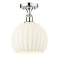 thumbnail image 4 of Innovations Lighting - White Venetian - 1 Light Semi-Flush Mount In Modern, 4 of 7