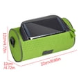 thumbnail image 2 of Xihbxyly Bolsa Delantera para Bicicleta, Diseño Impermeable con Pantalla Táctil, Ligera y Espaciosa, Soporte Triangular Estable, Fácil Acceso para Guardar Accesorios de Ciclismo, Tamaño 22 X 12 X 12, 2 of 2