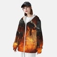 thumbnail image 3 of Lsque Fiery Dragon Of Chaos UPF 50+ Lightweight Sun Protection Men's Women's Long Sleeve Shirt, Hoodie Performance -Small, 3 of 9