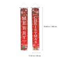 thumbnail image 2 of KAKOWELY 1 par de adornos navideños para puerta, cortina decorativa para puerta, decoración para fiestas, 2 of 4