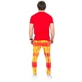 thumbnail image 3 of Wrestler Hogan Adult Mens T-Shirt Tee Halloween Costume Cosplay, 3 of 7