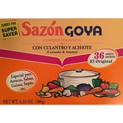 Goya Sazon Con Culantro Y Achiote ( 2 Pack Super Saver ) 6.33Oz Each Super Pack