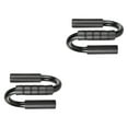 thumbnail image 3 of Siruishop 2Pcs Push up Bars Strength Training Sponge Grip for Gym Muscle Training Home, 3 of 8