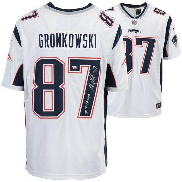 rob gronkowski jersey signed