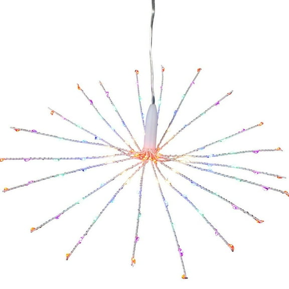 Kurt Adler Pre-Lit LED 3D Fairy Starburst Light Decoration, Multicolor, 12in