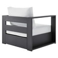 thumbnail image 5 of Modway Tahoe Outdoor Patio Powder-Coated Aluminum 3-Piece Set in Gray White, 5 of 10