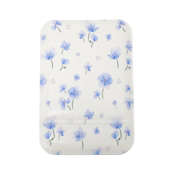 Unique Bargains 1 Pc Women Makeup Mirror for Travel Blue Purple Small