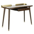 thumbnail image 4 of SAFAVIEH Parker Retro-Chic Desk with 1 Pull-Out Drawer, Dark Walnut, 4 of 8