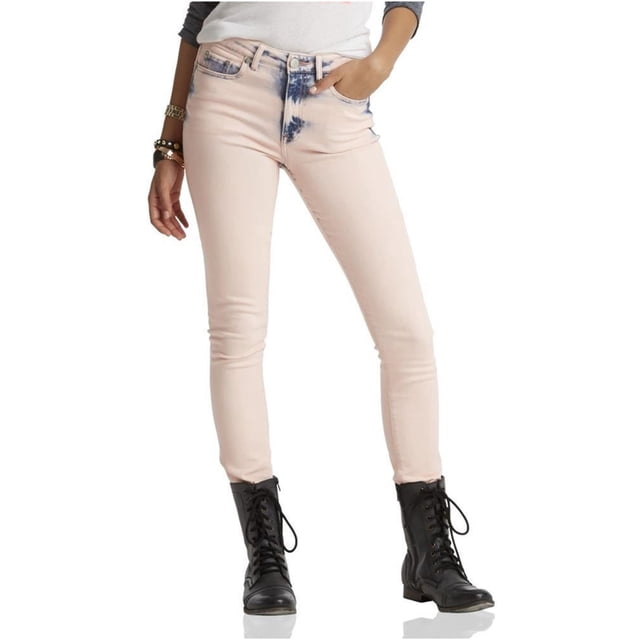 Aeropostale Emily PLL Jeggings para mujer, rosa, 0 Regular