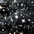 thumbnail image 2 of Sparkling Star Organza Black 58 Inch Fabric Sold by the Yard, 2 of 3