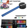 thumbnail image 6 of 150 Piece Deluxe Art Set, Casewin Art Box & Drawing Kit with Crayons, Oil Pastels, Colored Pencils, Watercolor Cakes, Sketch Pencils, Paint Brush, Sharpener, Eraser, Color Chart, 6 of 8