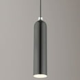 thumbnail image 2 of 46751-96 Livex Lighting Ardmore - 1 Light Pendant in Mid Century Modern Style - 5.13 Inches wide by 16.5 Inches high-Shiny Dark Gray Finish, 2 of 7