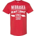 thumbnail image 3 of Inktastic Nebraska Awesome Since 1867 T-Shirt, 3 of 5