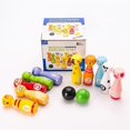 thumbnail image 2 of Bowling Set, Game with 10 Pins and 2 Balls, Interactive Toy for Children 3, ,4 5 Years, 2 of 5