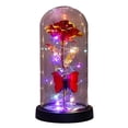 thumbnail image 1 of Elegant Glass Rose Night Light Soft LED PVC Material Ambient Lamp for Bedroom Living Room, 1 of 2
