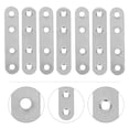 thumbnail image 3 of Miangastore 40 Pcs Support Droit Plat pour Réparation de Meubles (Argent), 3 of 8